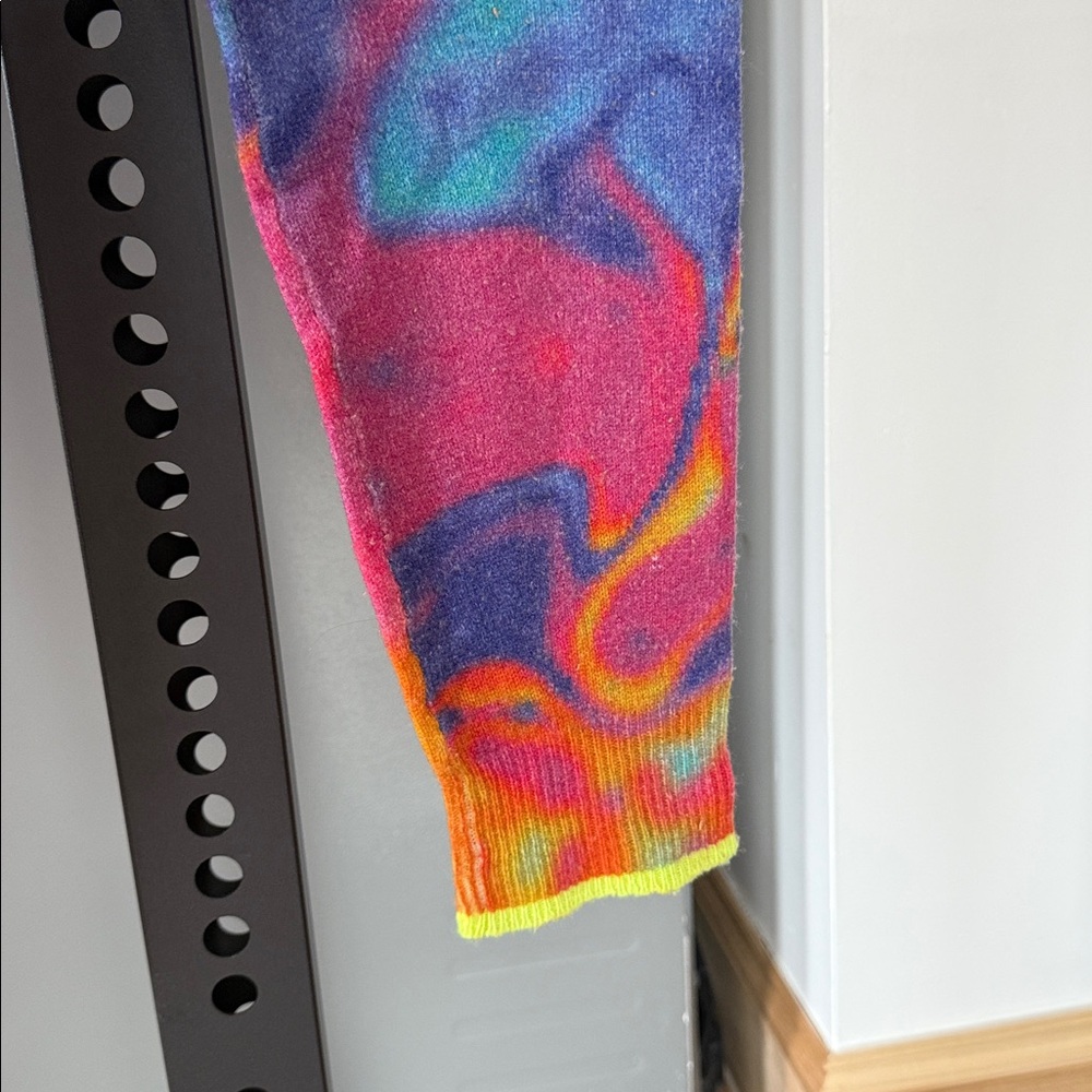 Brodie Cashmere Rainbow Lava Joggers Size M - Picture 6 of 14